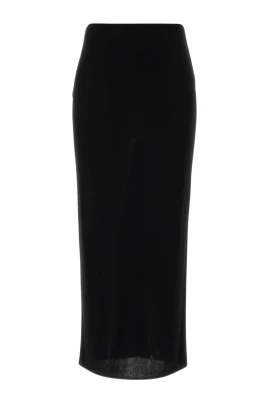 Solid Crepe Couture Skirt