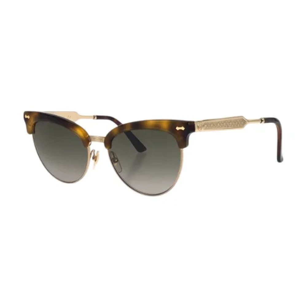 Gucci Vintage Pre-owned Yellow Gold sunglasses Yellow Dames