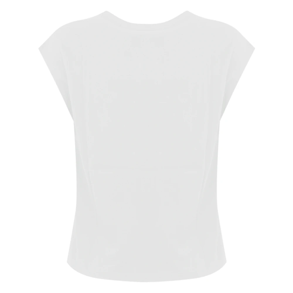 Twinset Wit Bloemen T-shirt en Polo Set White Dames