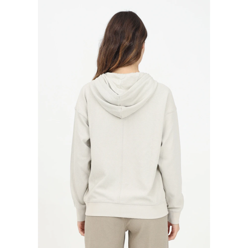 Puma Beige Sweater met rits en capuchon Gray Dames