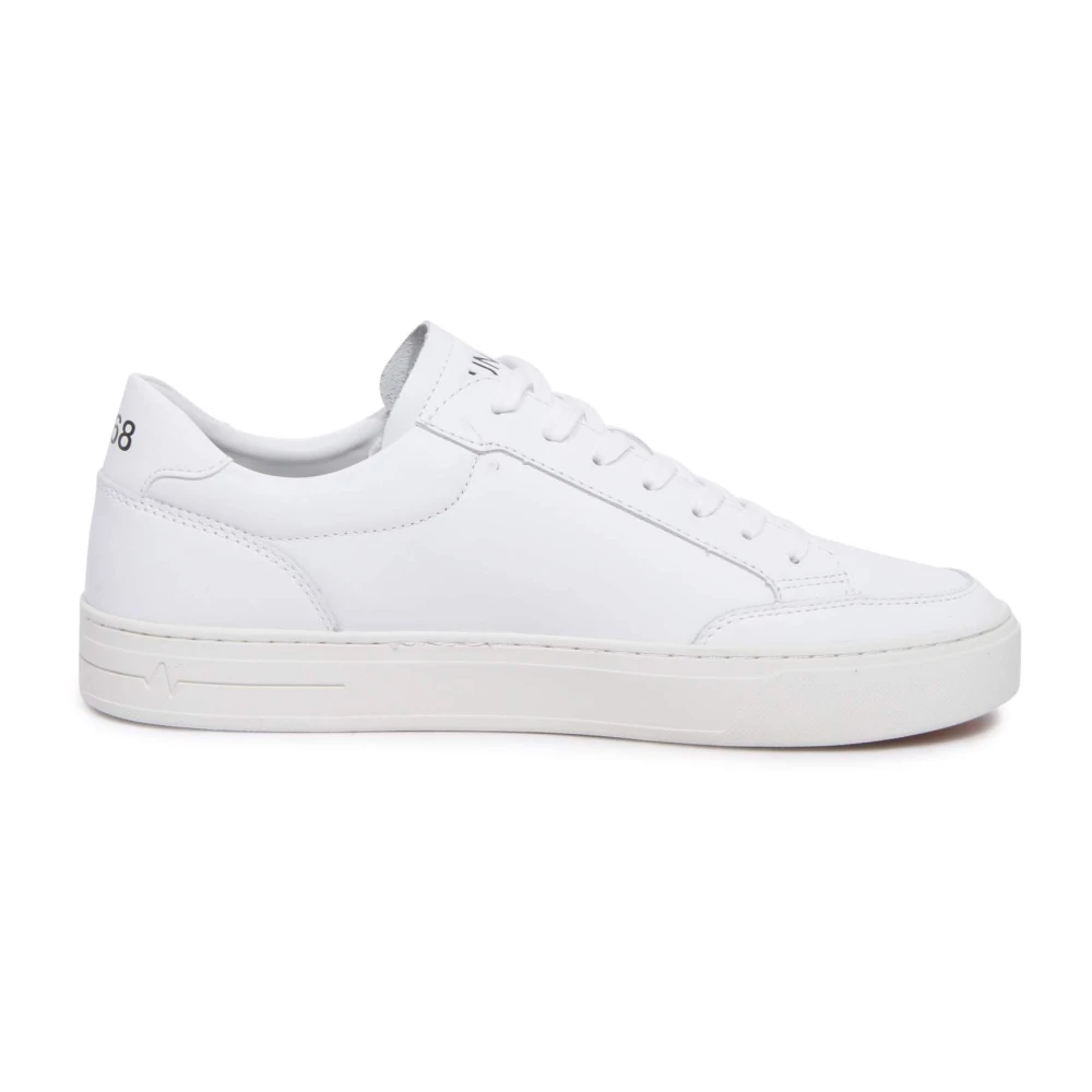 Sun68 Witte Skate Schoenen Model Z43125 Heren Schoenen