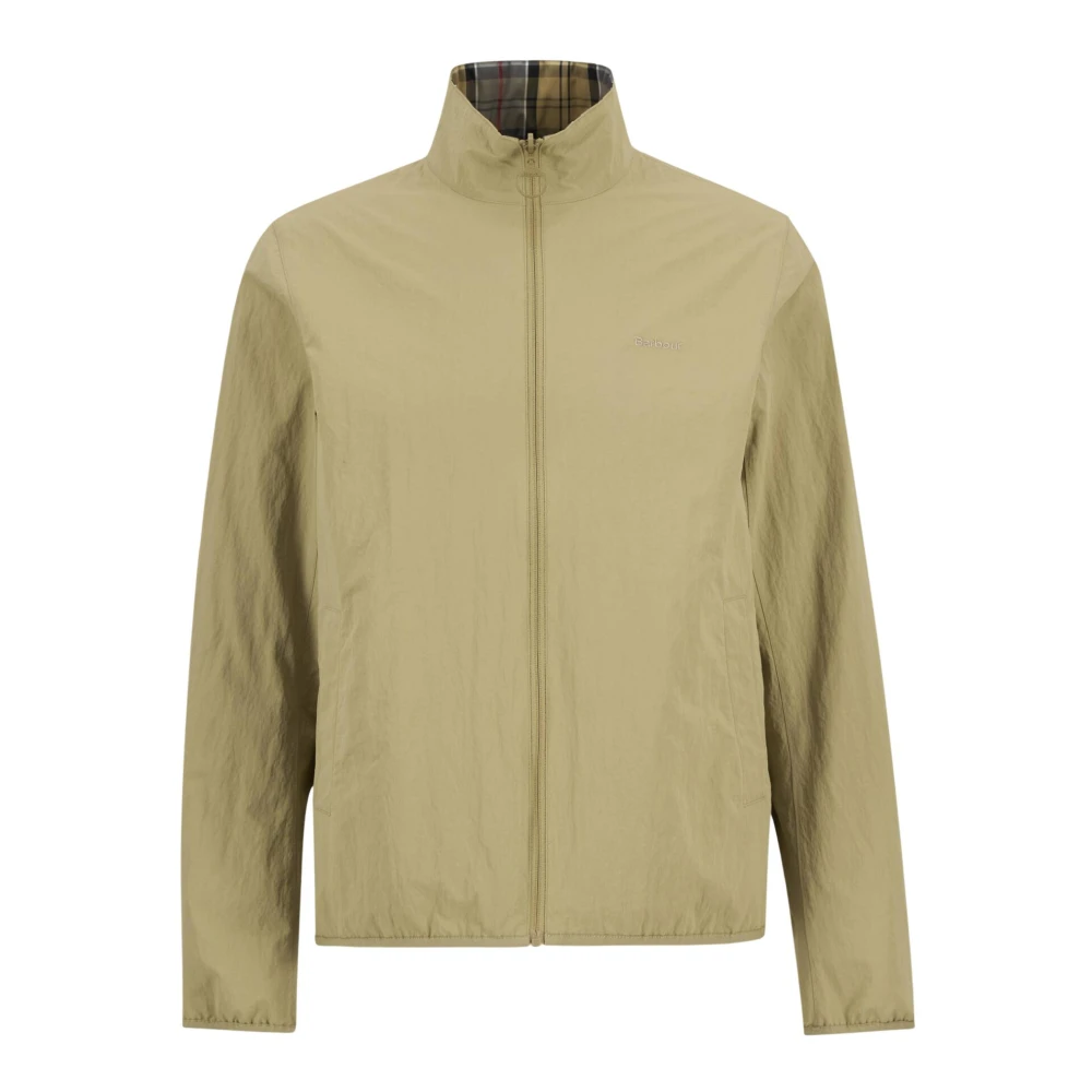 Barbour Men's Beige Reversible Korbel Showerproof Jacket