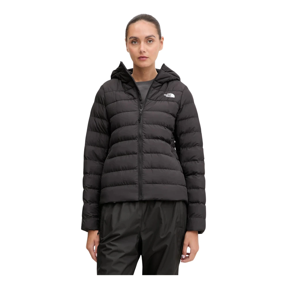 The North Face Damen Schwarz Funktionsjacke "W Aconcagua 3 Hoodie", Gr. L, (Tnf Npf), Web, Obermaterial: 100% Polyester, Hoch Geschlossen... - Image 4