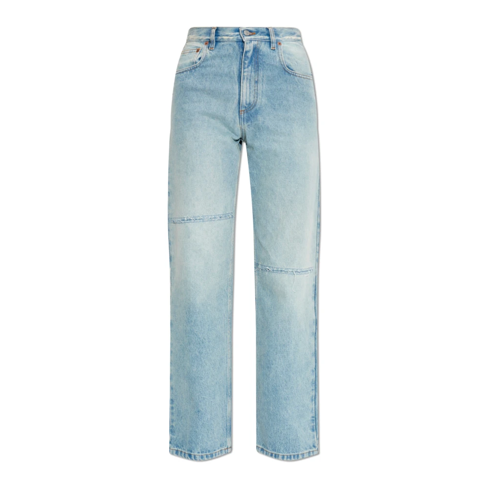 MM6 Maison Margiela Jeans met vintage-effect Blue Dames