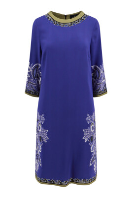 blue-floral-viscose-dress-elegant-style