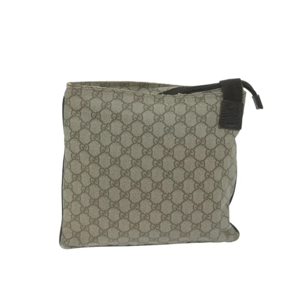 Gucci Vintage Pre-owned Leather gucci-bags Beige Dames