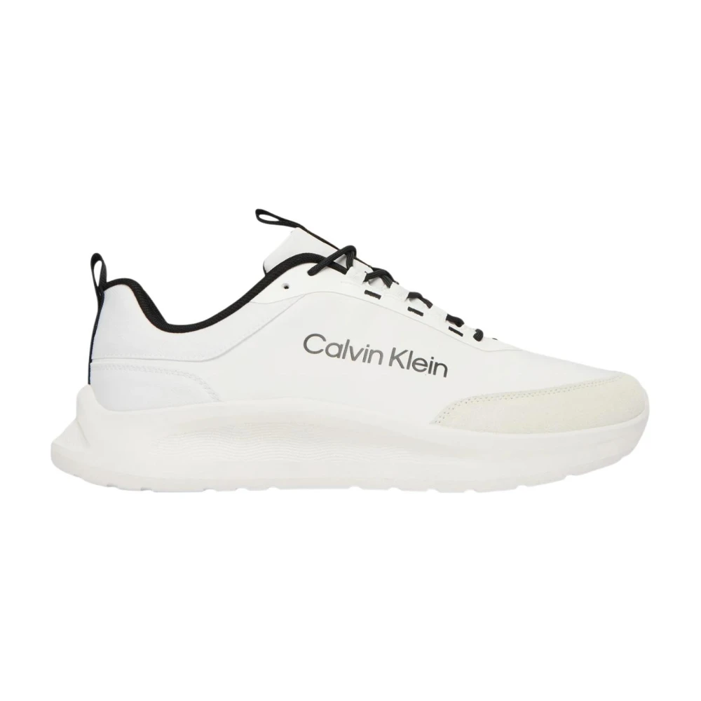 Calvin Klein Men's White Sneakers, 11 Uk, Trainers