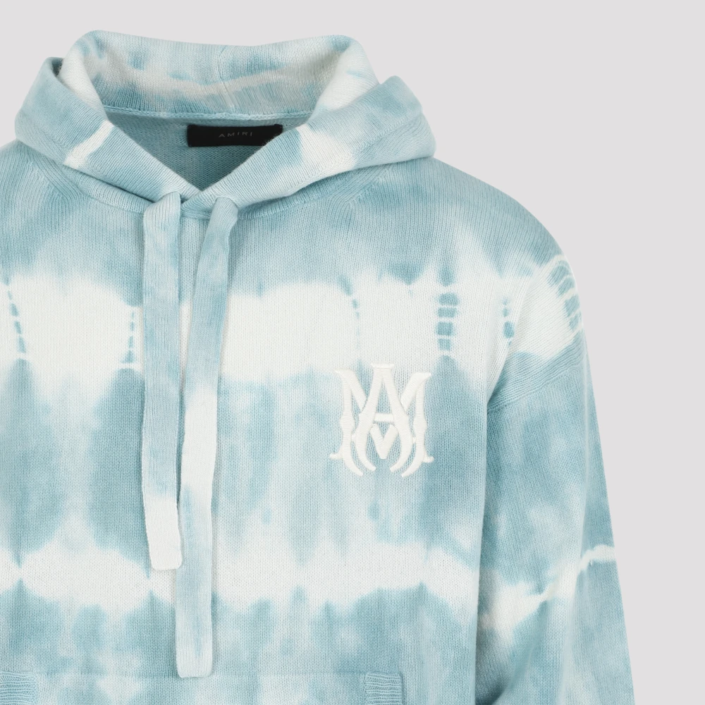 Amiri Tie-Dye Hoodie Blue Heren