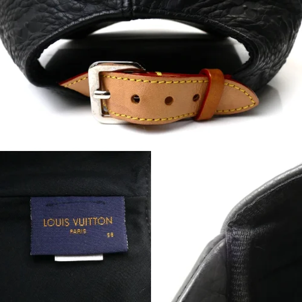 Louis Vuitton Vintage Pre-owned Fabric hats Black Dames