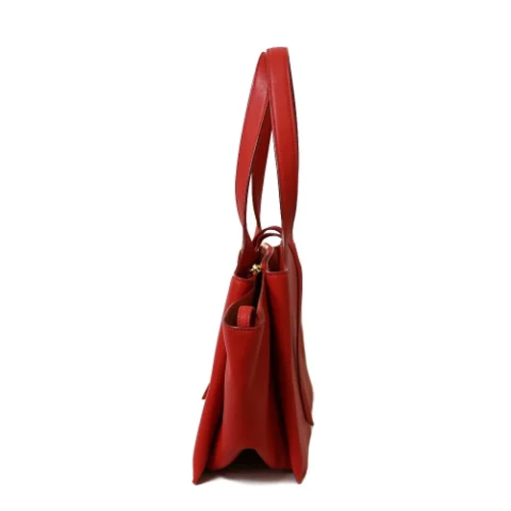 Celine Vintage Pre-owned Leather celine-bags Red Dames