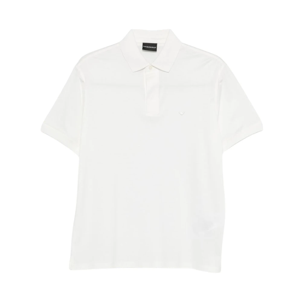 Emporio Armani Mannelijk Wit Tops Heren, 3XL, T-Shirts En Polo's