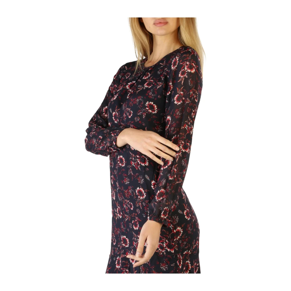 Tommy Hilfiger Bloemenprint Lange Mouw Jurk Multicolor Dames