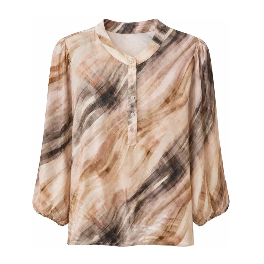 2-Biz Women's Multicolor Striped Blouse - Blouses - M - Blouses & Shirts