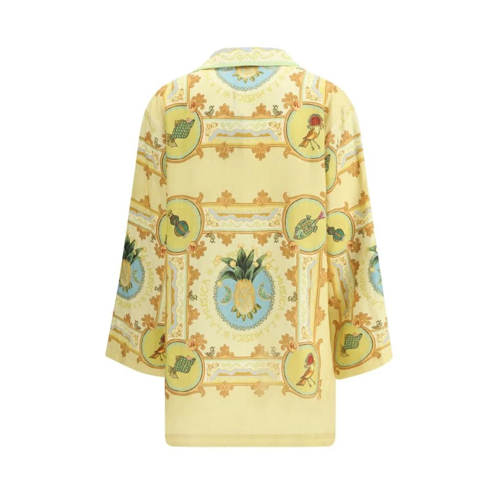 Alemais Levendige Ananas Print Tuniek Jurk Multicolor Dames
