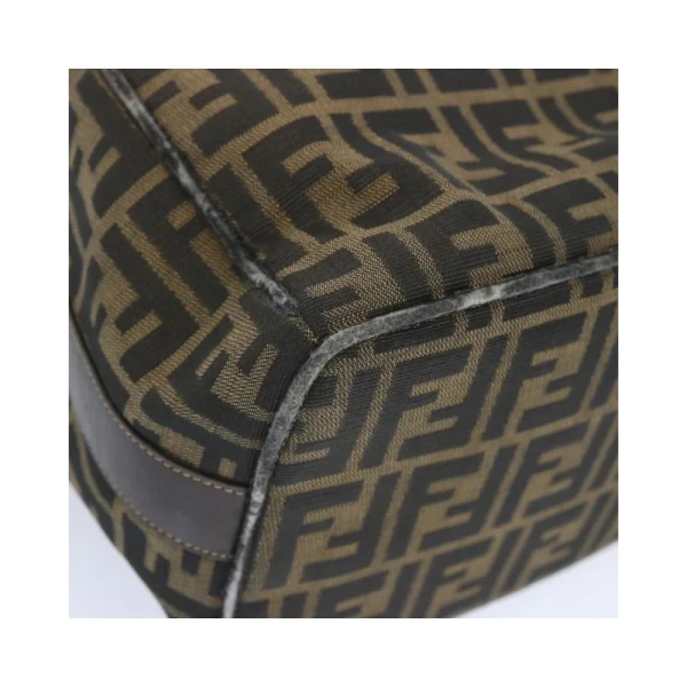 Fendi Vintage Pre-owned Canvas handbags Brown Dames