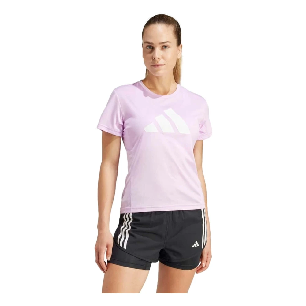 Adidas Run It T-shirt Pink Dames