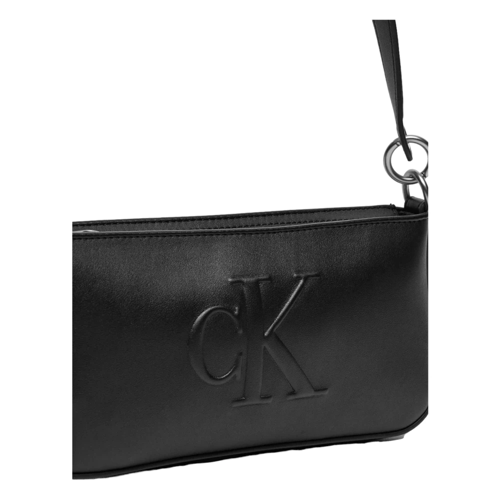 Calvin Klein Jeans Schoudertas Donna Herfst Winter Collectie Black Dames