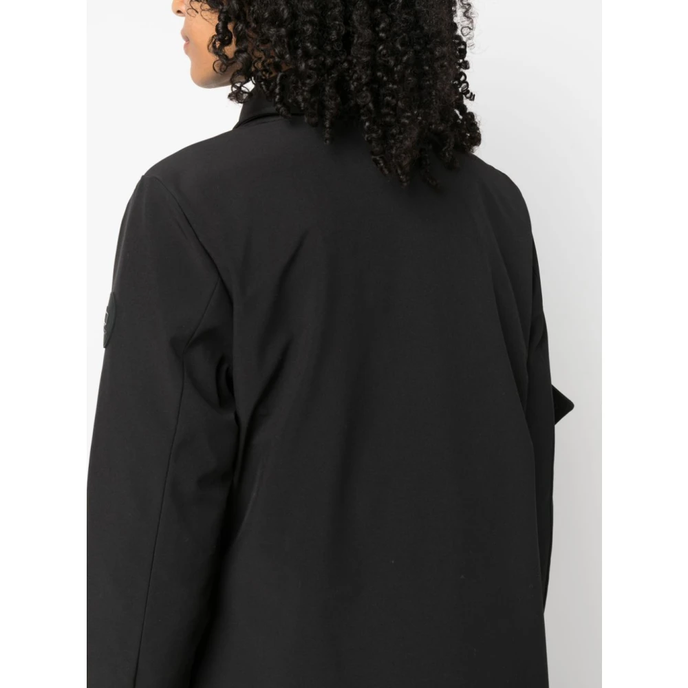 Woolrich Zwarte Trench Jas voor Mannen Black Dames