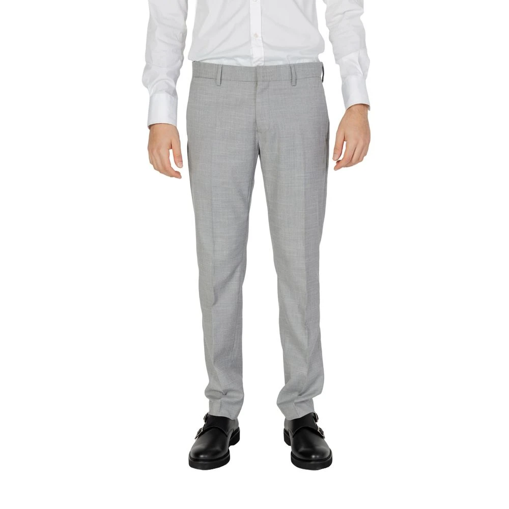 Antony Morato Men's Gray Bonnie Suit Trousers