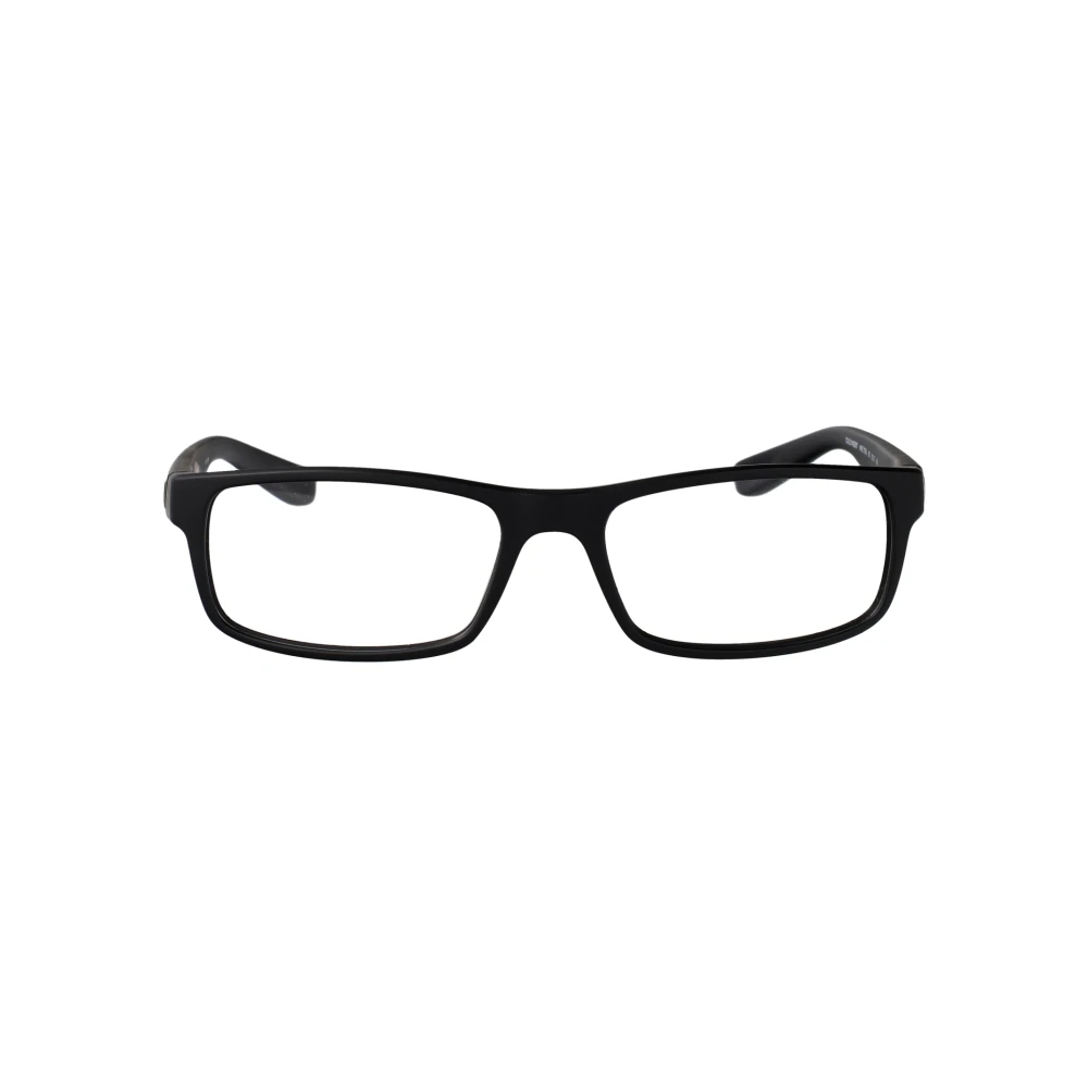 Nike Black Glasses, Unisex, 53 Mm, 7090 Rectangle Frame
