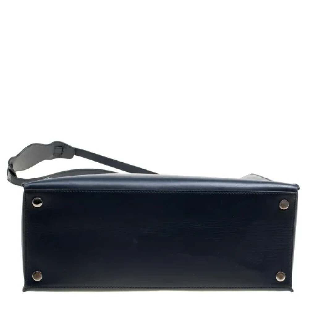 Balenciaga Vintage Pre-owned Leather handbags Blue Dames