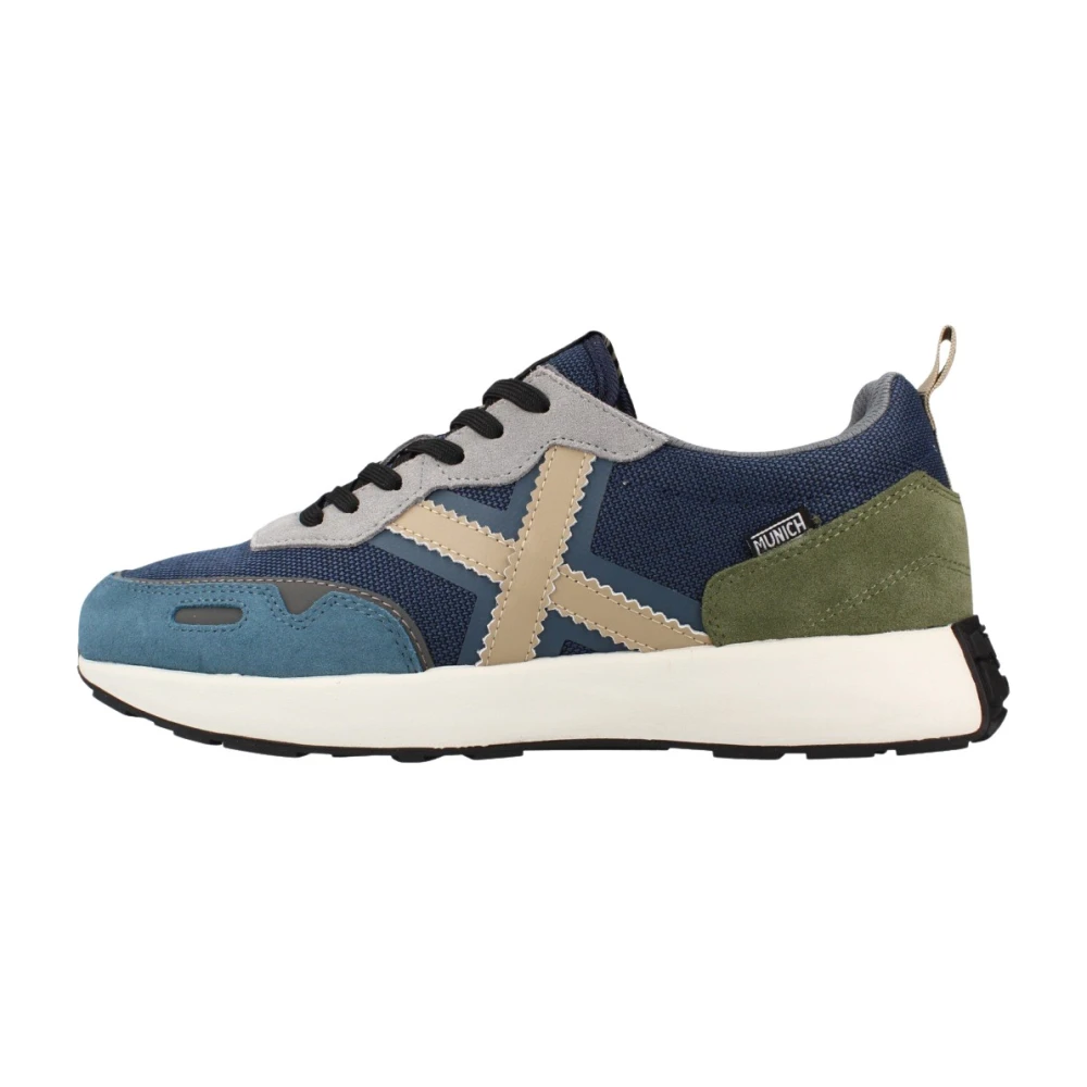 Munich Uomo Blu Scarpe, 42 Eu, New,