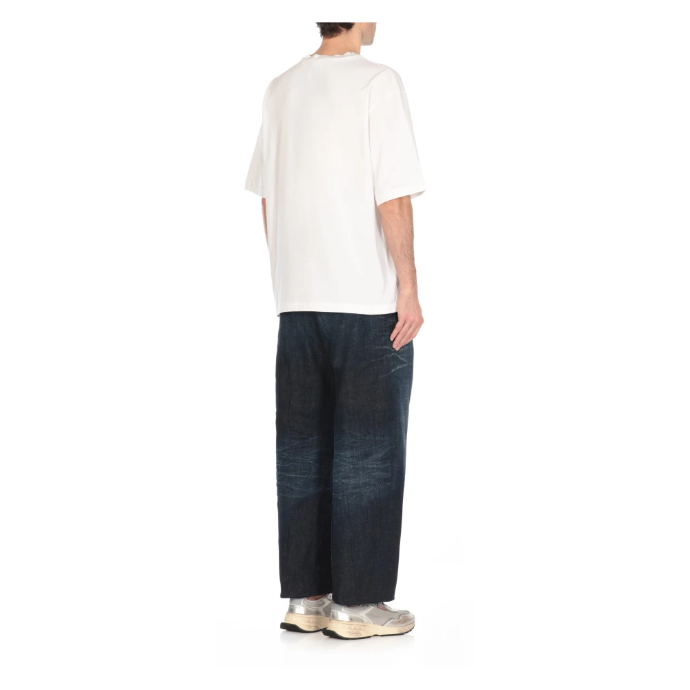 Dsquared2 Wit T-shirt met logoprint White Heren
