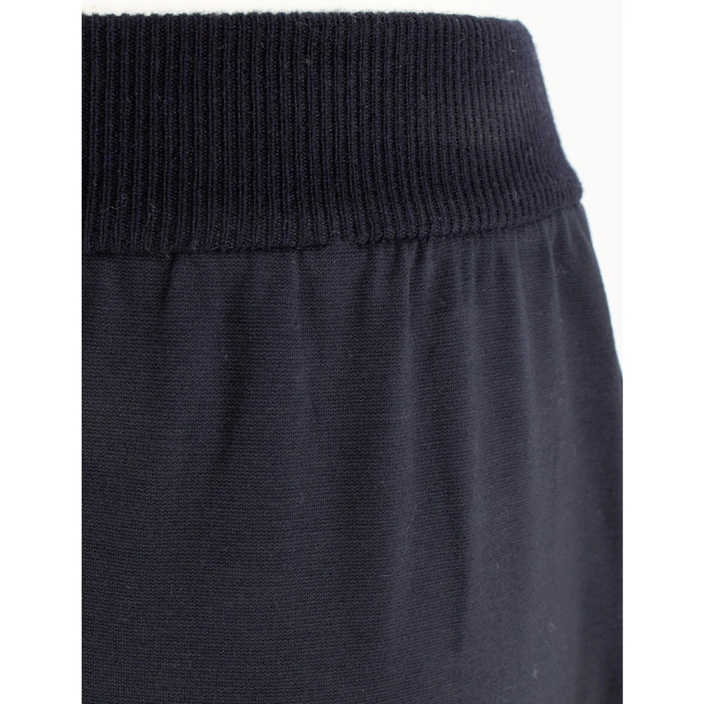 Le Tricot Perugia Sensuele Lange Rok Blue Dames