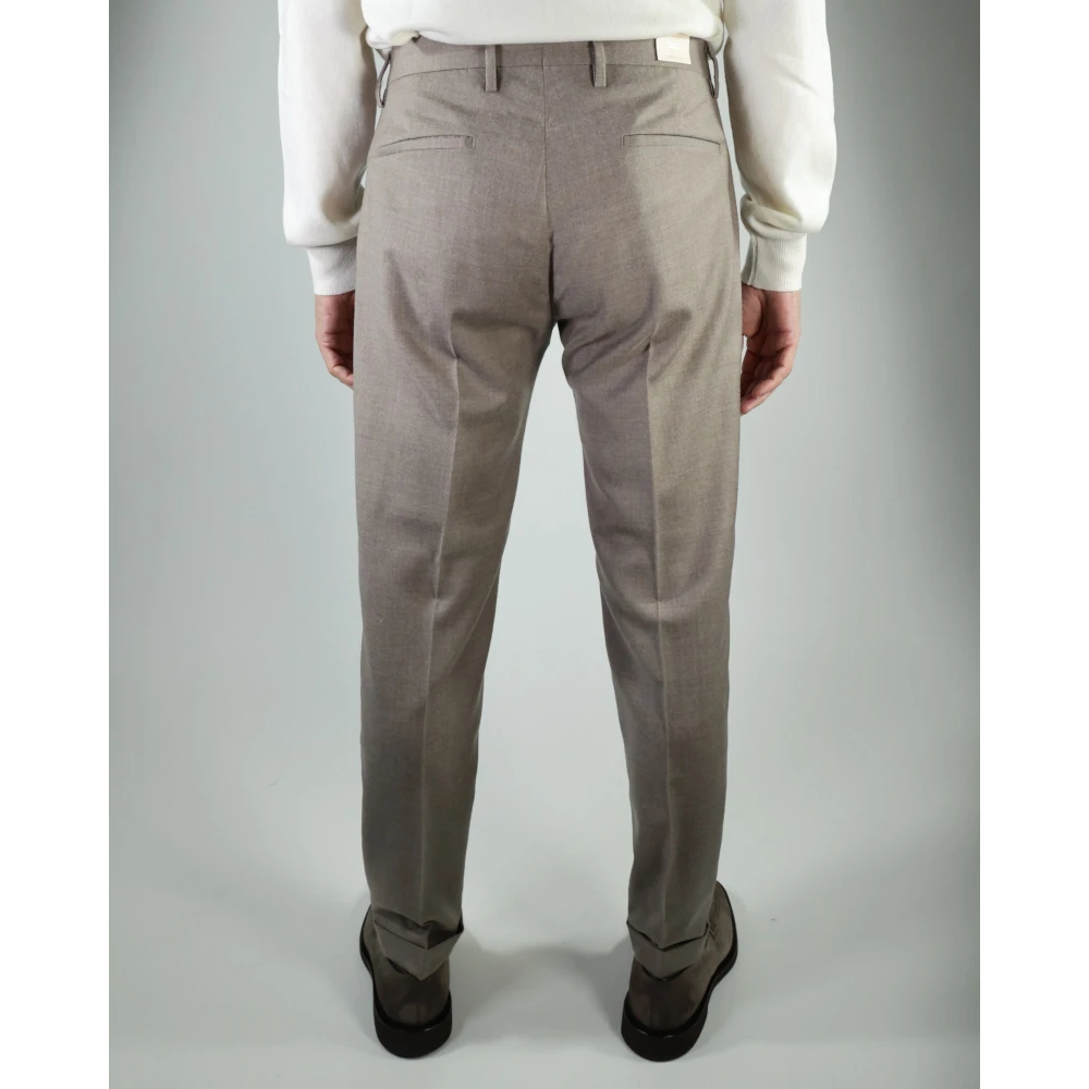 Briglia Dove Grey Wollen Broek Welt Zakken Gray Heren