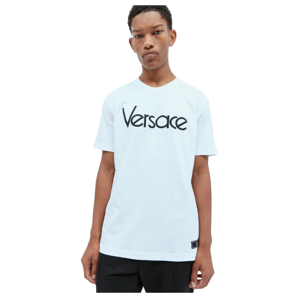 Versace 1978 Logo T-Shirt White, Herr