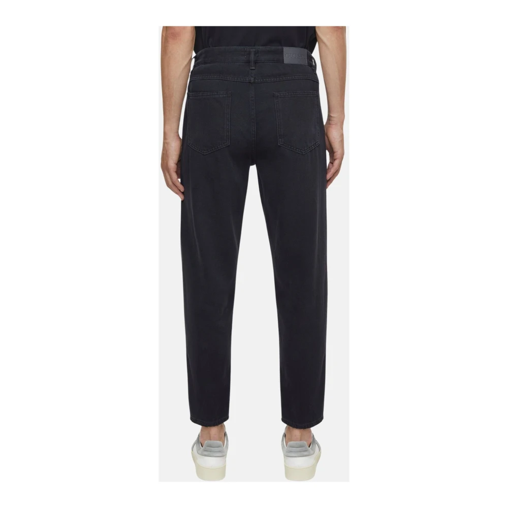 closed Reguliere Cropped Jeans Black Heren