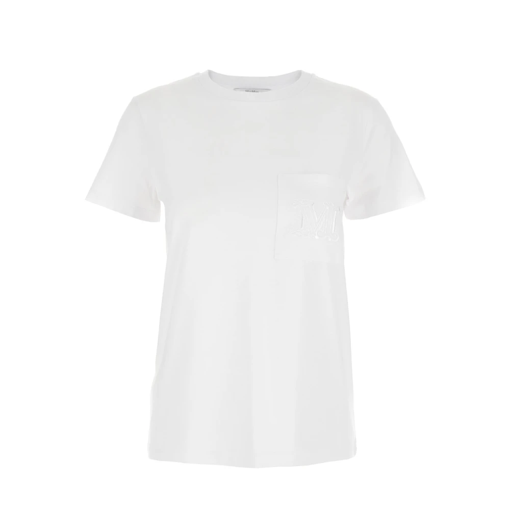 Max Mara , T-Shirts, Female, White, Xl, White T-Shirts And Polos Papaia
