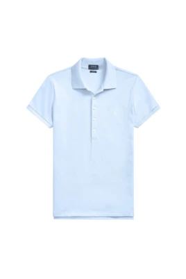 Julie Slim Fit Kortärmad Pikétröja