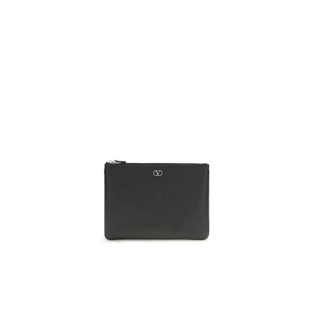 Valentino Garavani Men's Black Vlogo Signature Pouch In C - Image 6