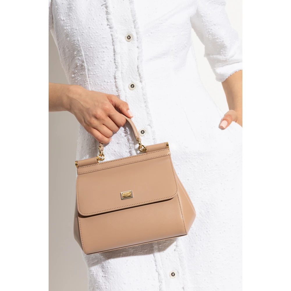 Dolce & Gabbana Schoudertas Sicily Medium Pink Dames