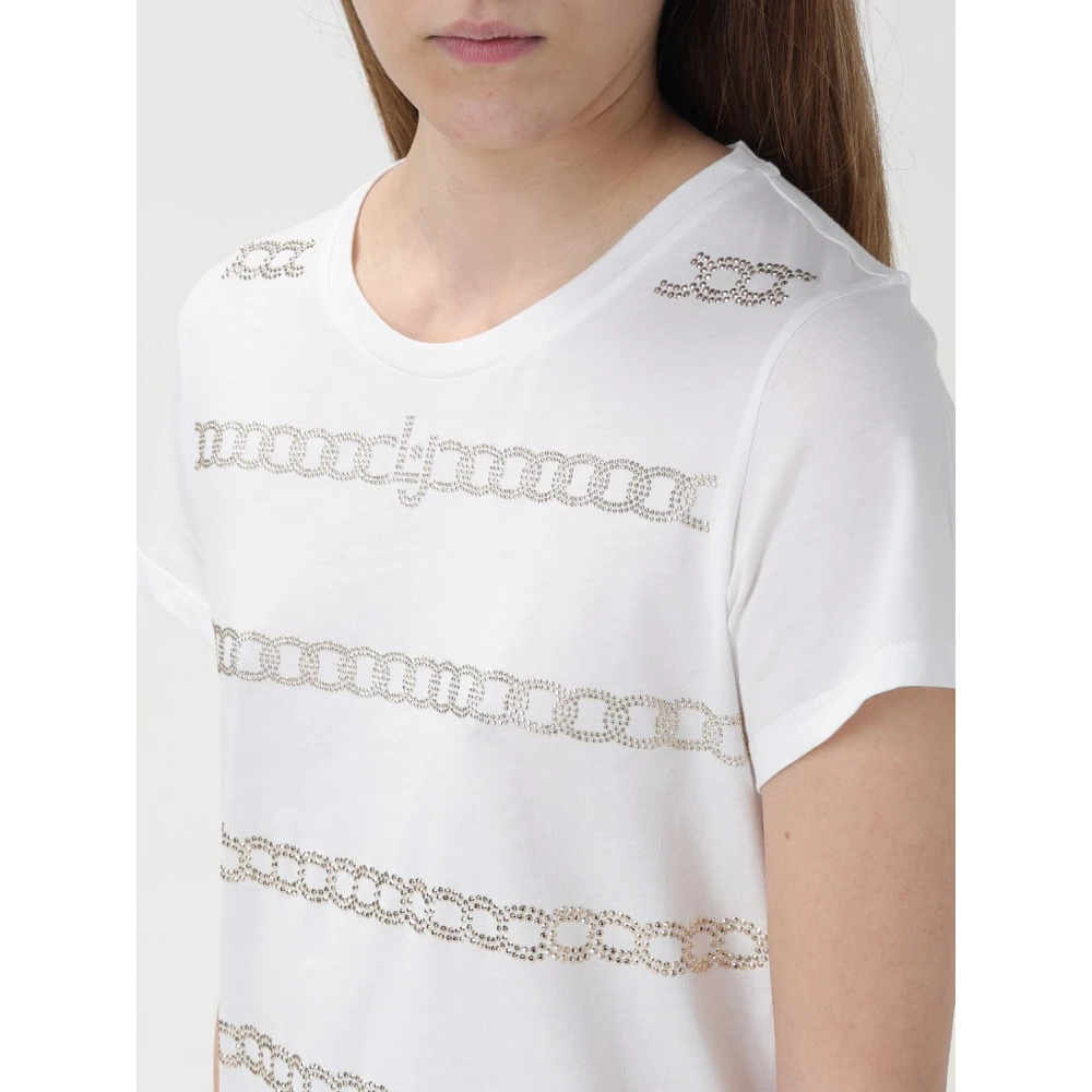 Liu Jo T-shirt met studs White Dames