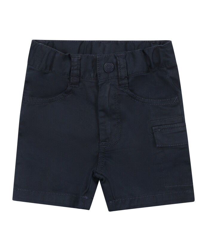 shorts-casual-bleu-avec-patch-logo