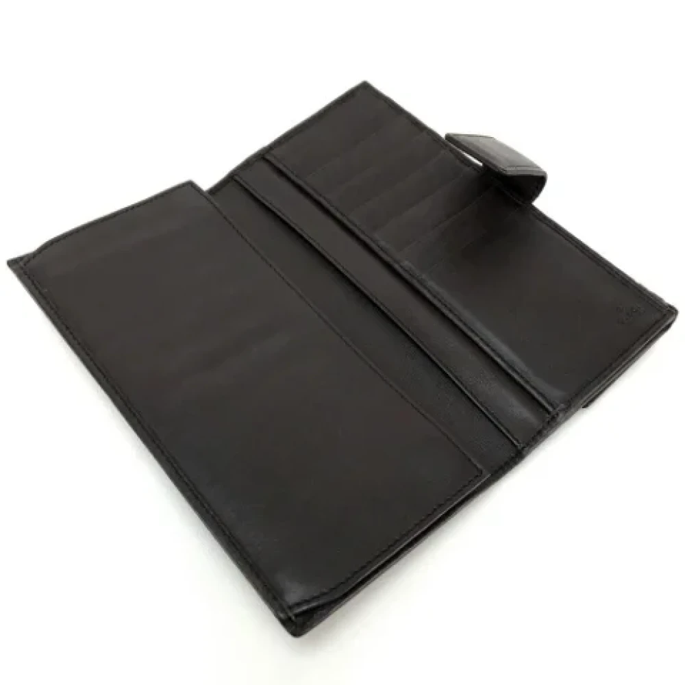 Gucci Vintage Pre-owned Leather wallets Brown Dames