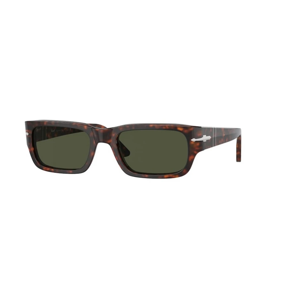 Persol Unisex Green Lens Carey Frame Sunglasses