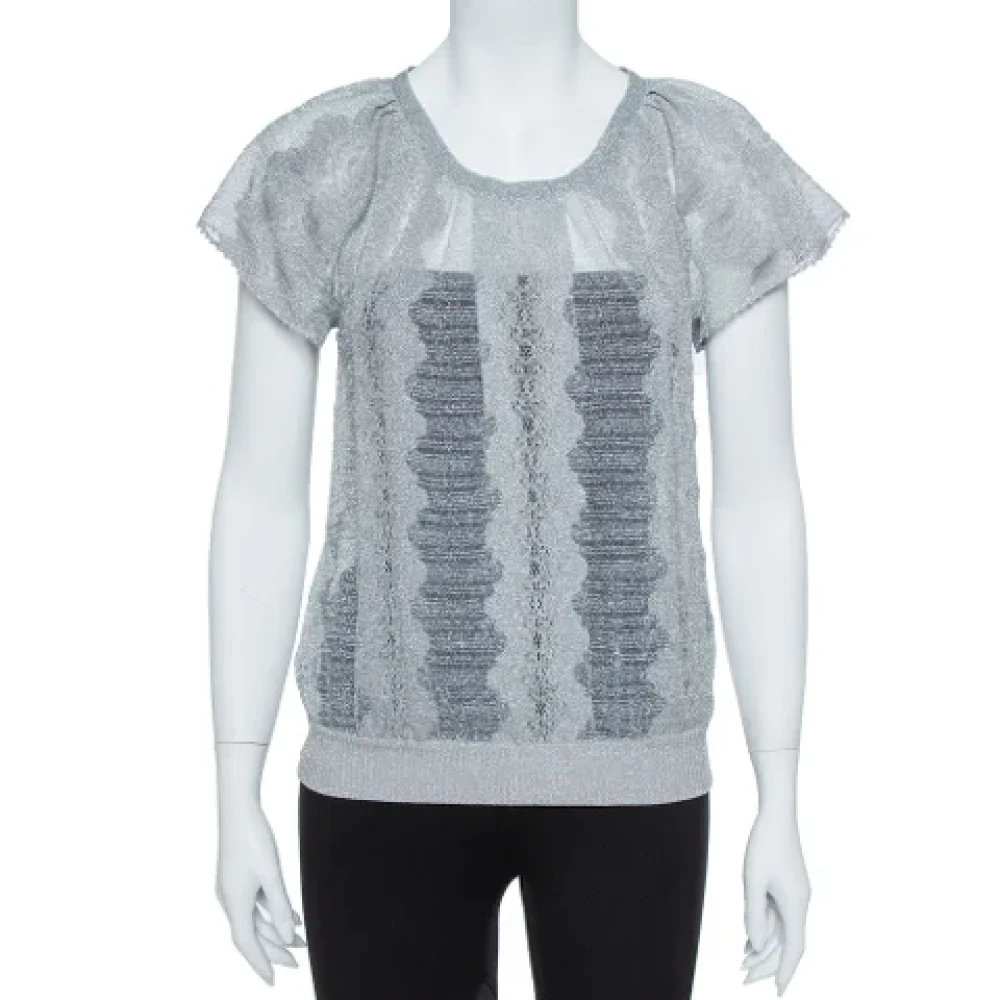 Missoni Pre-owned Knit tops Gray Dames