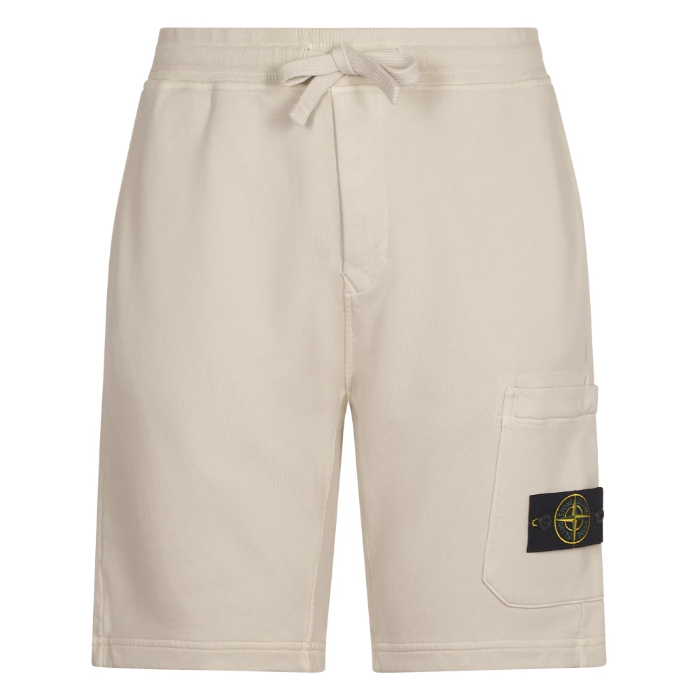 Stone Island Casual Zomer Shorts Beige Heren