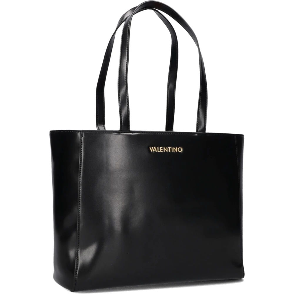 Valentino by Mario Valentino Zwarte Shopper Tas voor Stijlvolle Vrouwen Black Dames