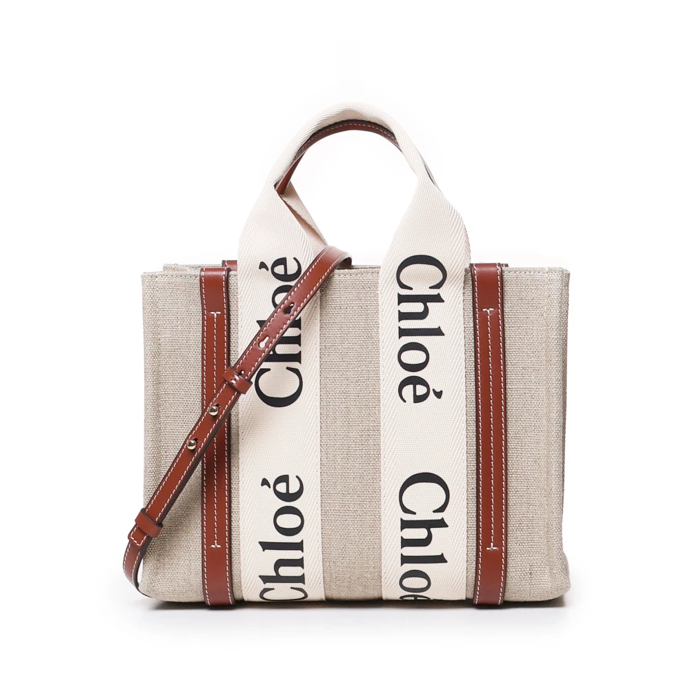 Chloé Stijlvolle Kleine Tote Tas Beige Dames