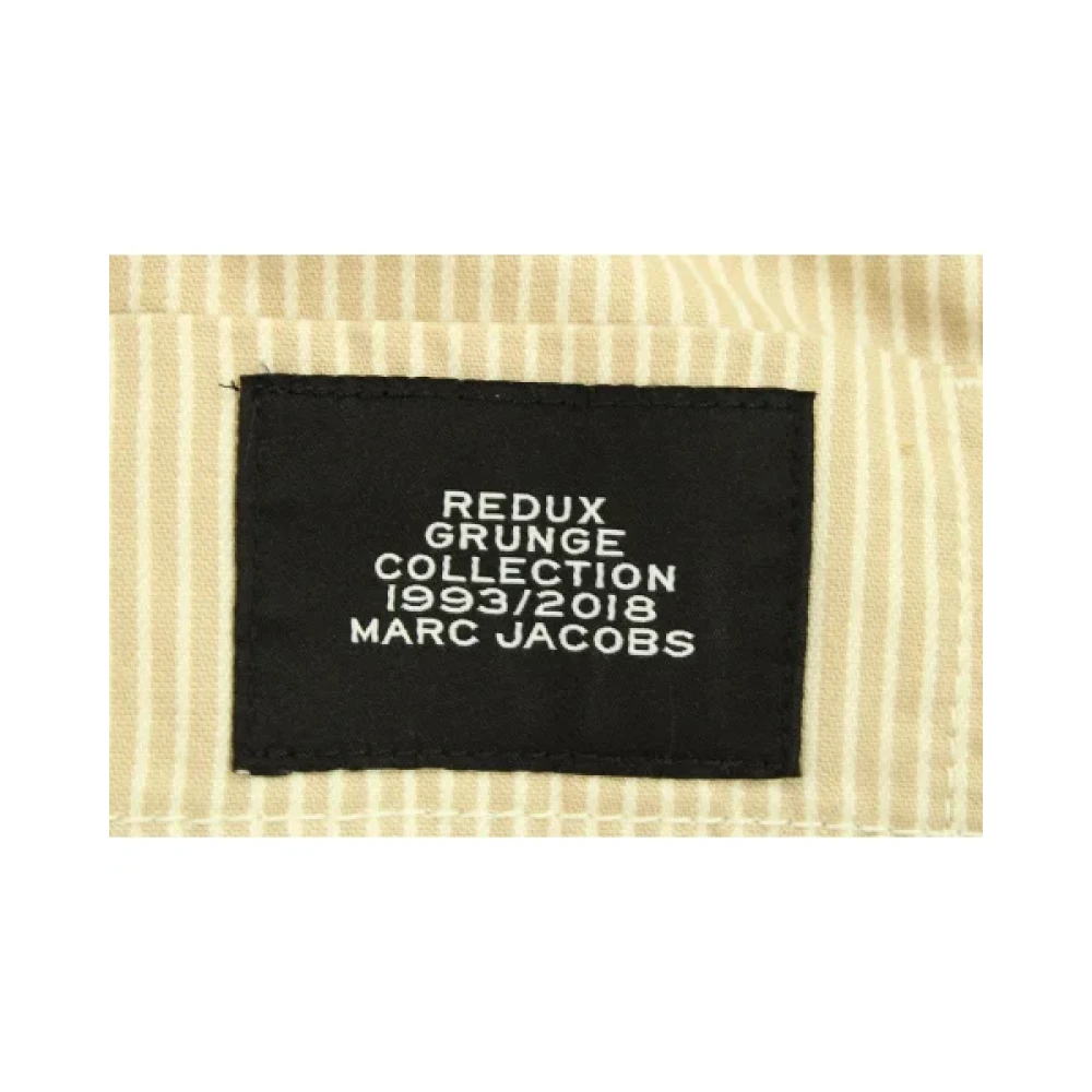 Marc Jacobs Pre-owned Cotton bottoms Beige Dames