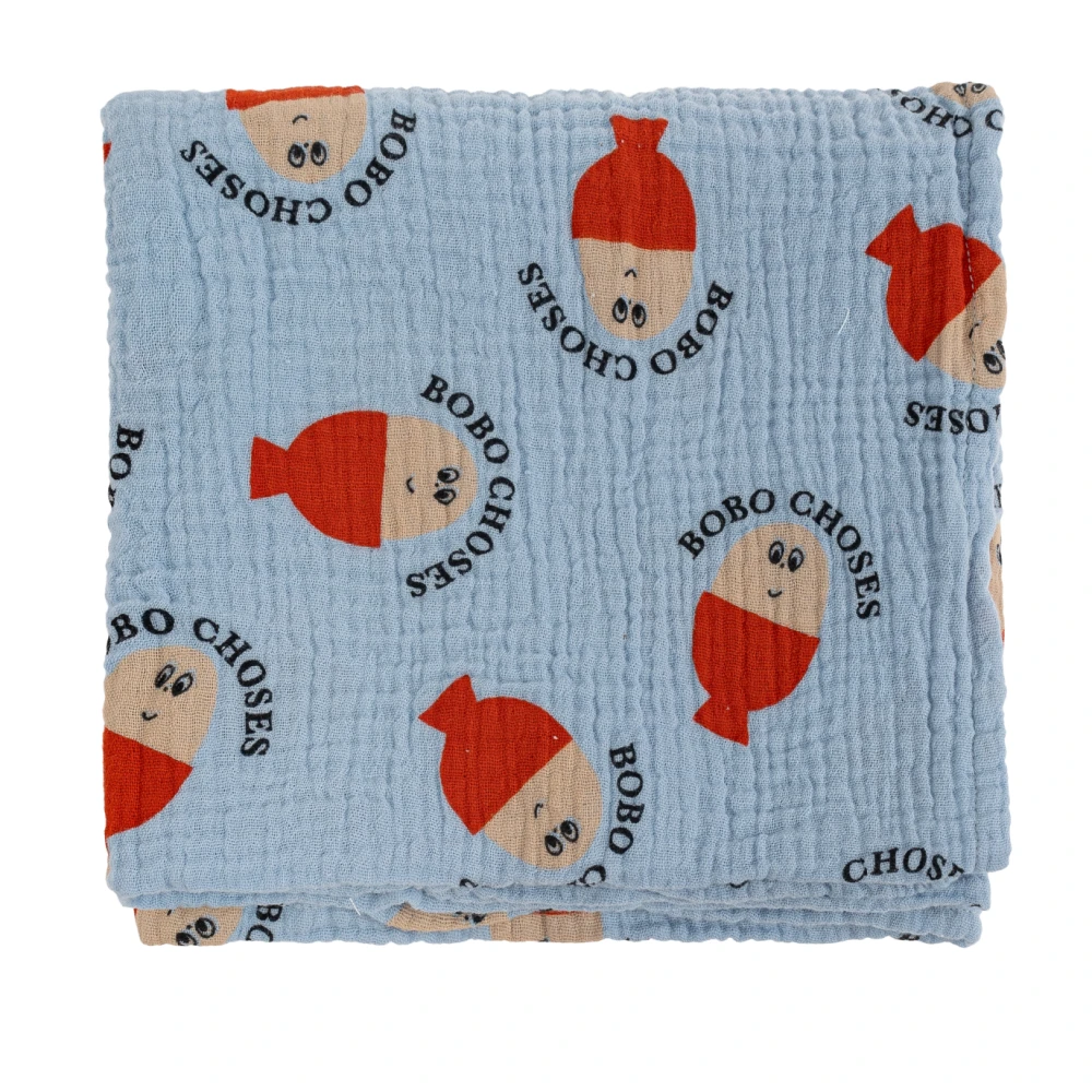 Bobo Choses Mousseline set: luier en slab Blue Unisex