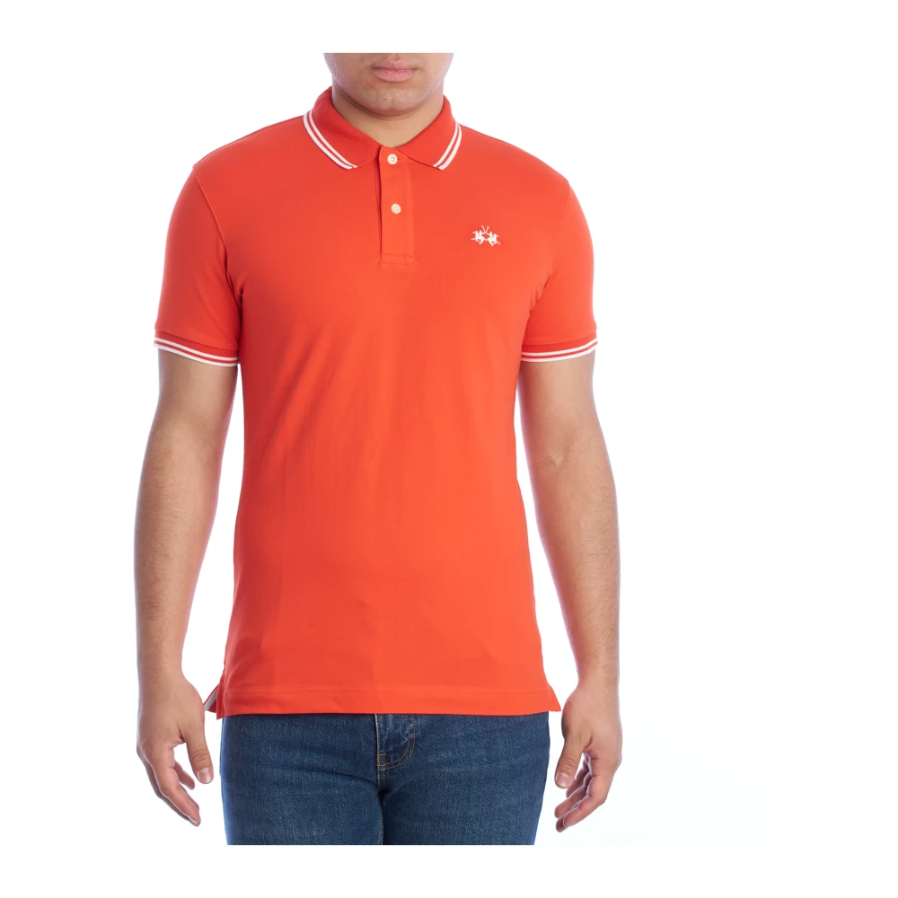 LA MARTINA Polo met korte mouwen voor heren Orange Heren