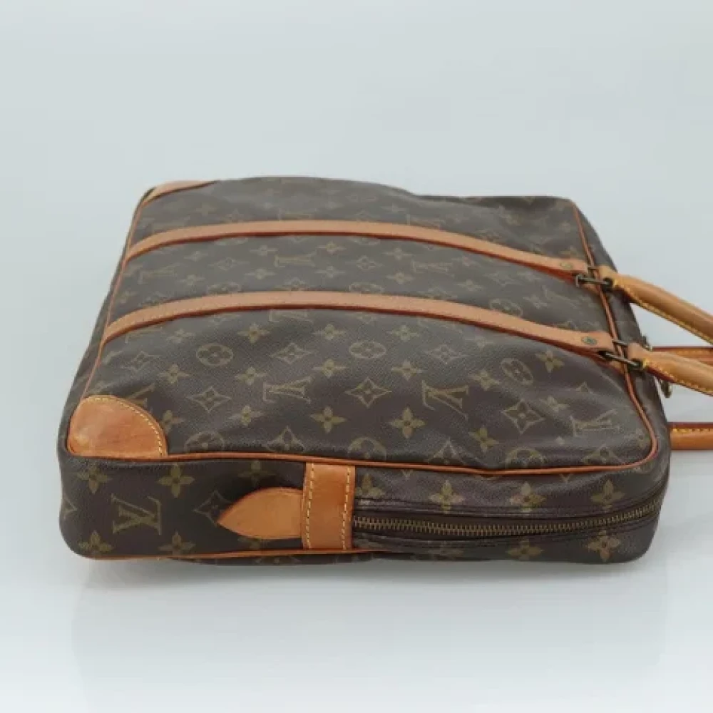 Louis Vuitton Vintage Pre-owned Canvas briefcases Brown Dames