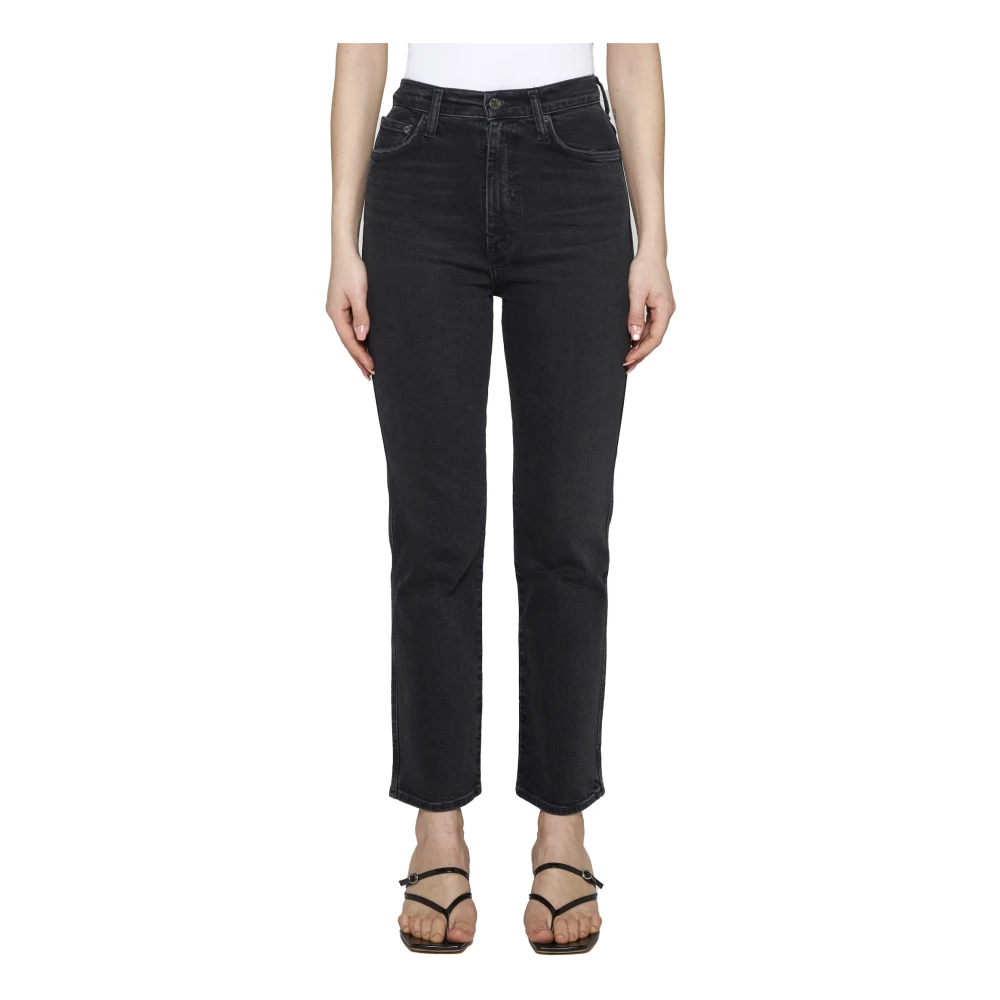 Agolde Stijlvolle Denim Jeans Black Dames