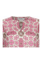 robe-fuchsia-en-twill-imprime-evasee
