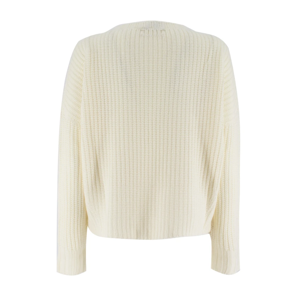 Ermanno Scervino Sprankelende Rhinestone Jumper Beige Dames
